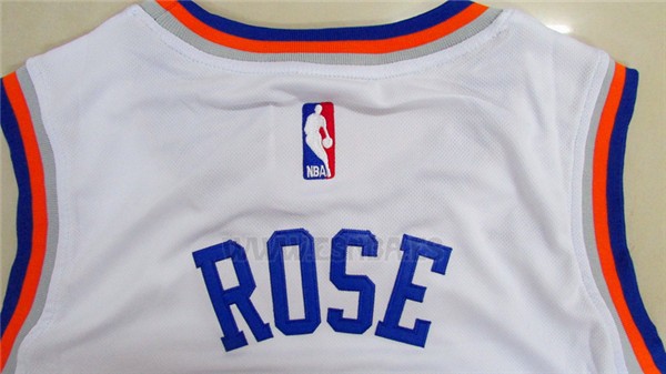 Camiseta New York Knicks Derrick Rose #25 Blanco